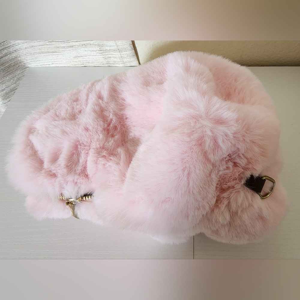 Cute Pink Plush Bear Bag - Picture 10 of 12
